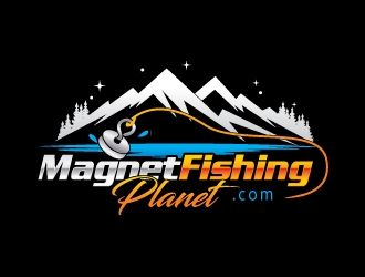 MagnetFishingPlanet.com logo design by logoguy