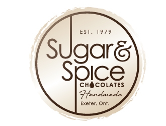 Sugar & Spice Chocolates  logo design by REDCROW