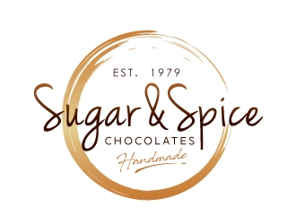 Sugar & Spice Chocolates  logo design by REDCROW