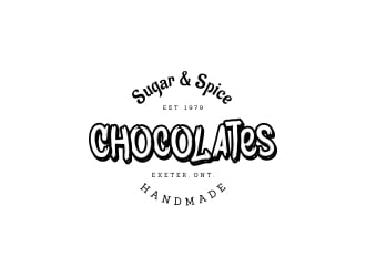 Sugar & Spice Chocolates  logo design by CreativeKiller