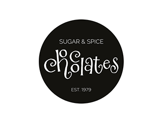 Sugar & Spice Chocolates  logo design by logolady