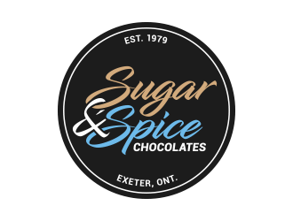 Sugar & Spice Chocolates  logo design by lexipej