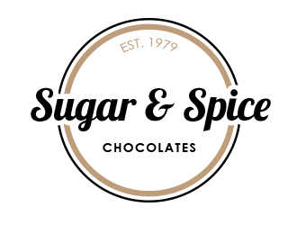 Sugar & Spice Chocolates  logo design by BeDesign