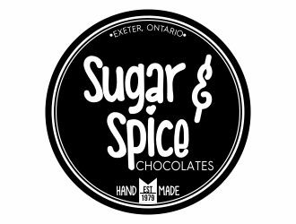 Sugar & Spice Chocolates  logo design by madjuberkarya