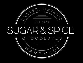 Sugar & Spice Chocolates  logo design by Conception
