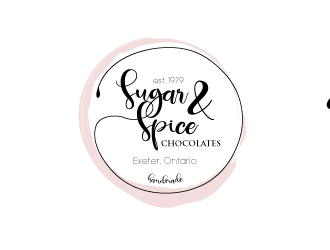 Sugar & Spice Chocolates  logo design by torresace