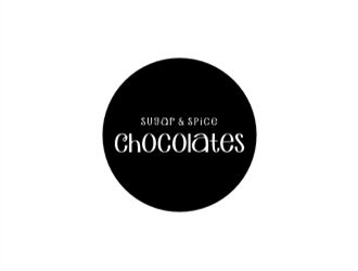 Sugar & Spice Chocolates  logo design by sheilavalencia