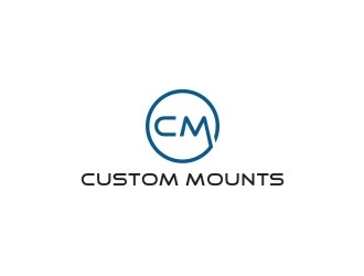 Custom Mounts logo design by sabyan