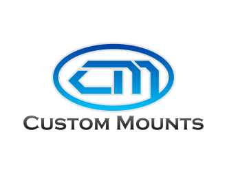 Custom Mounts logo design by rykos