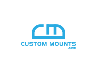 Custom Mounts logo design by hwkomp
