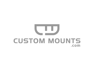 Custom Mounts logo design by hwkomp
