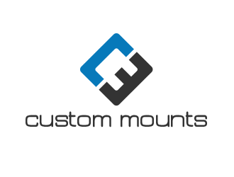 Custom Mounts logo design by BeDesign
