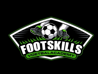 FootSkills Voetbalacademy logo design by DreamLogoDesign