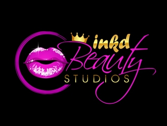 inkd Beauty Studios logo design by DreamLogoDesign
