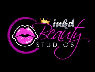 inkd Beauty Studios logo design by DreamLogoDesign