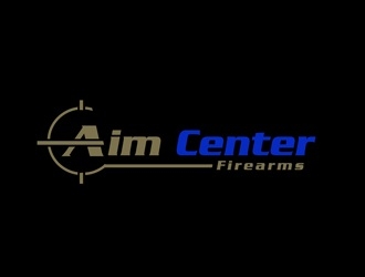 Aim Center Firearms logo design by bougalla005