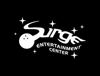 Surge Entertainment Center  logo design by hwkomp