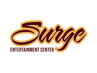 Surge Entertainment Center  logo design by kunejo