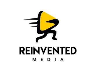 reinvented media logo design by JessicaLopes