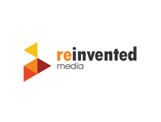 reinvented media logo design by sanworks
