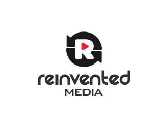 reinvented media logo design by YONK