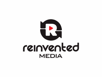 reinvented media logo design by YONK