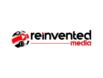 reinvented media logo design by jaize