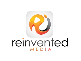 reinvented media logo design by REDCROW