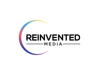 reinvented media logo design by Creativeminds