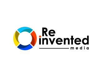 reinvented media logo design by BrainStorming