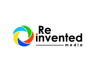 reinvented media logo design by BrainStorming