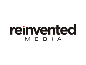 reinvented media logo design by sheilavalencia