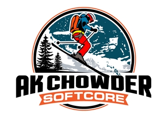 AK Chowder Softcore logo design by DreamLogoDesign