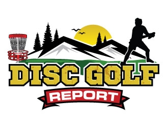Disc Golf Report logo design by Suvendu