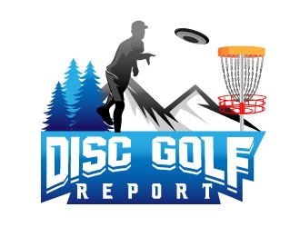Disc Golf Report logo design by Suvendu