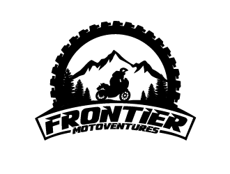 frontier motoventures logo design by justin_ezra