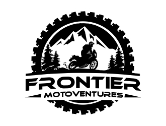 frontier motoventures logo design by ruki