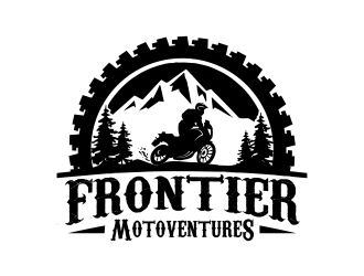 frontier motoventures logo design by ruki