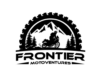 frontier motoventures logo design by ruki