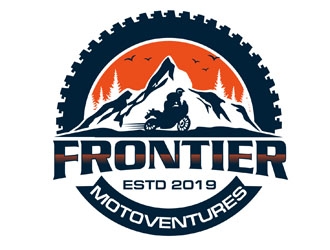 frontier motoventures logo design by DreamLogoDesign