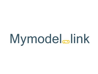 MyModel.link logo design by logoguy