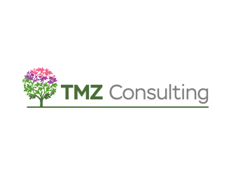 TMZ Consulting  logo design by ROSHTEIN