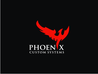 phoenix custom systems logo design by Franky.