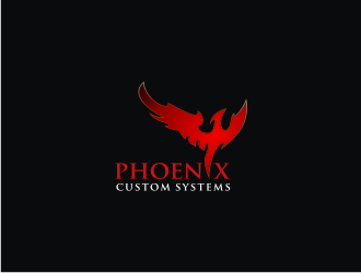 phoenix custom systems logo design by Franky.