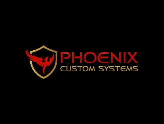 phoenix custom systems logo design by logoesdesign