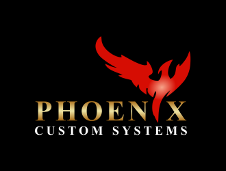 phoenix custom systems logo design by oke2angconcept