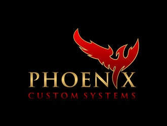 phoenix custom systems logo design by ndaru