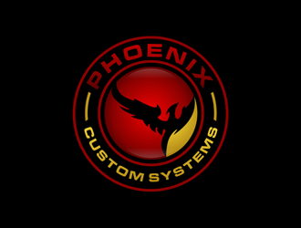 phoenix custom systems logo design by alby