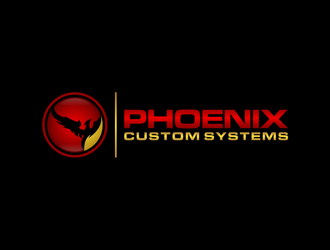 phoenix custom systems logo design by alby