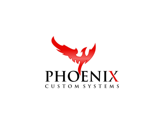 phoenix custom systems logo design by haidar